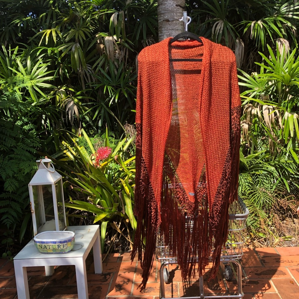 Fringe Bohemian Open Poncho